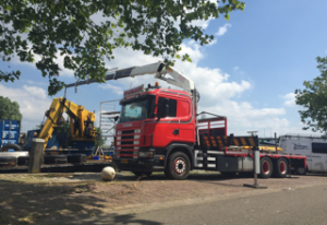 Machine verhuizing hijswerk